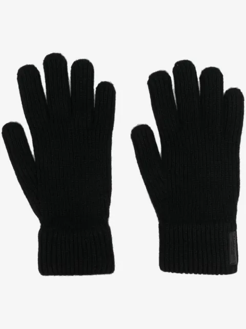 Giorgio Armani cashmere knitted gloves