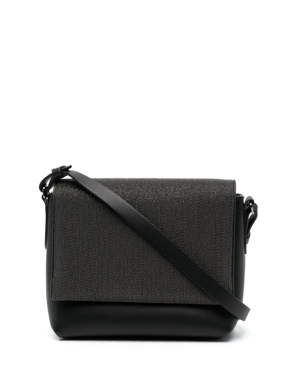 

Brunello Cucinelli bolsa de hombro con cadena de esferas - Negro