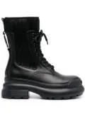 LIU JO Amy chunky lace-up boots - Black