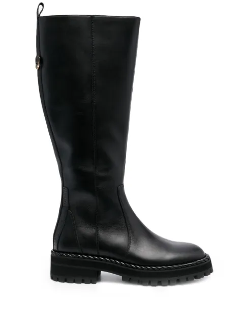 LIU JO Pink knee-length boots