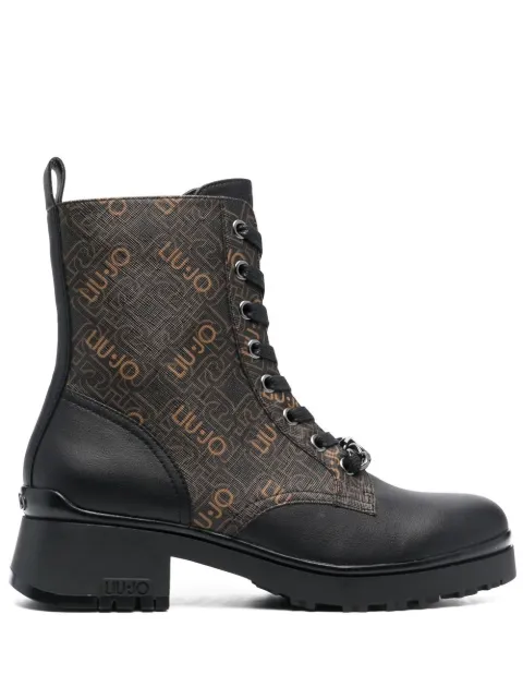 LIU JO New Nancy monogram-print boots