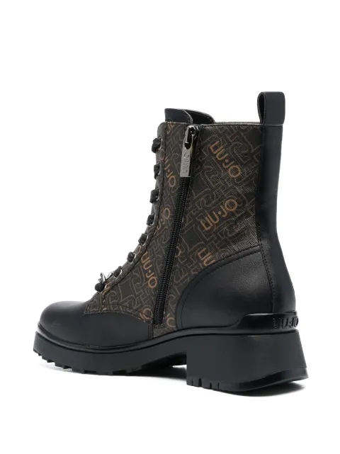 LIU JO New Nancy monogram-print boots SF2161EX111 - 2