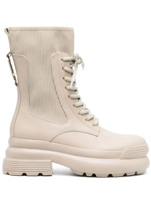 LIU JO Amy lace-up ankle boots