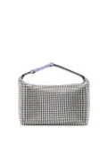 EÉRA crystal-embellished moon bag - Black
