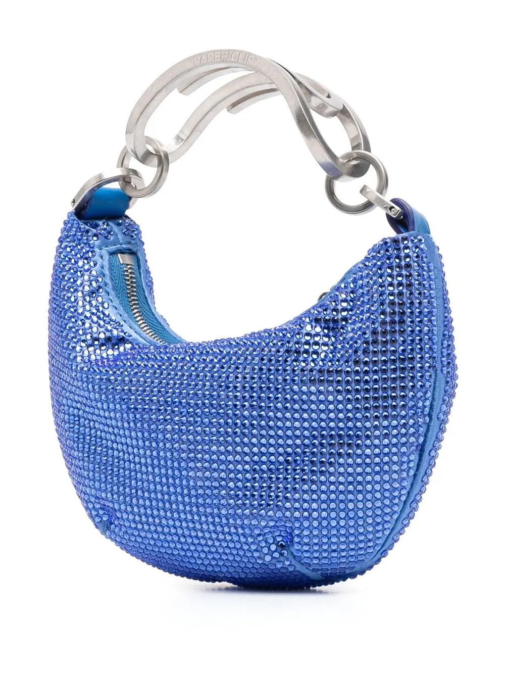 Off-white Sequinned Mini Bag In Blue