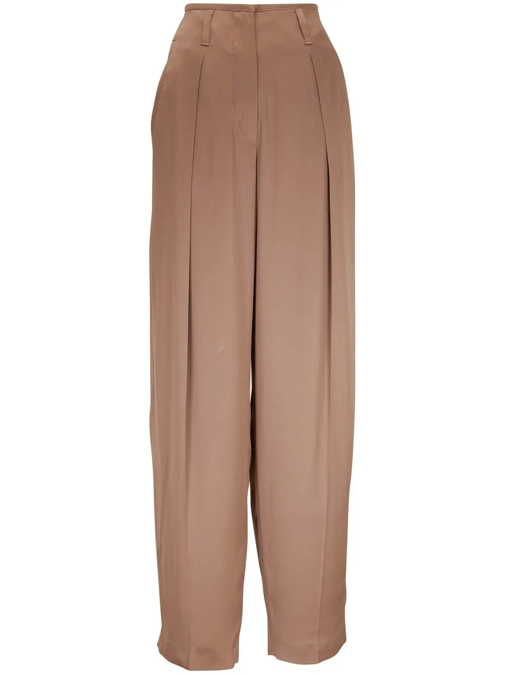 

Brunello Cucinelli tapered pleat-detail trousers - Neutrals