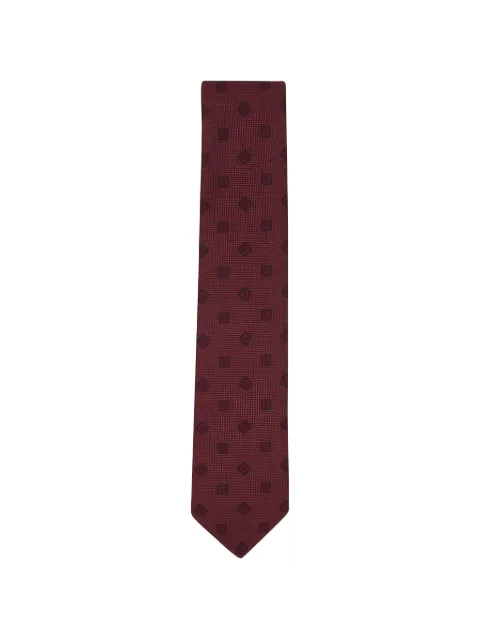Brioni geometric-print tie