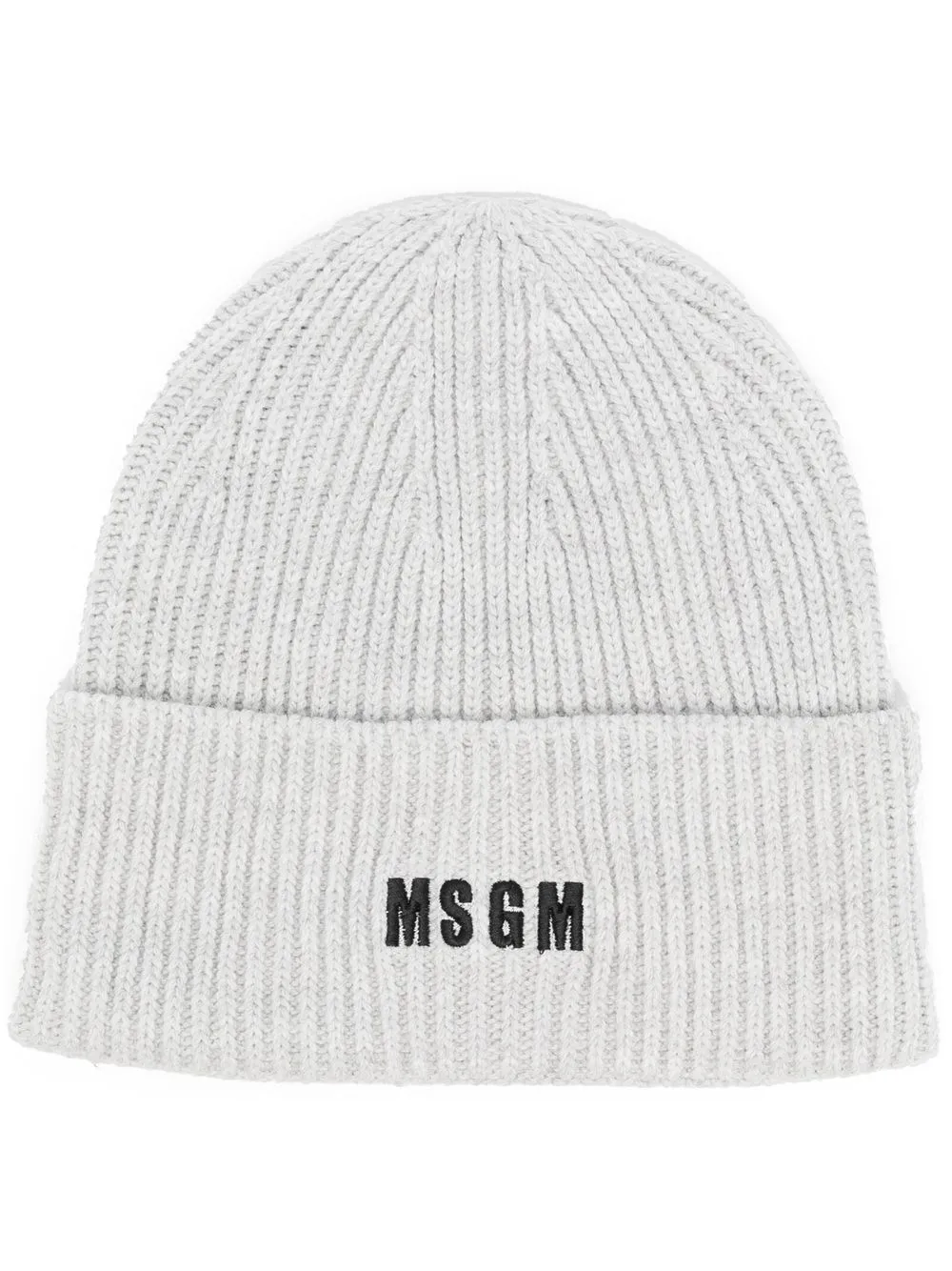 

MSGM gorro con logo bordado - Gris