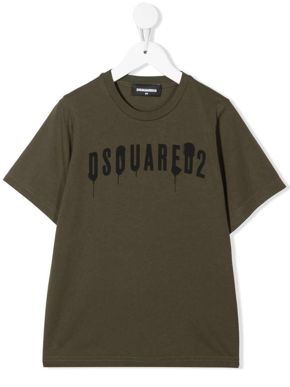 

Dsquared2 Kids playera con logo estampado - Verde