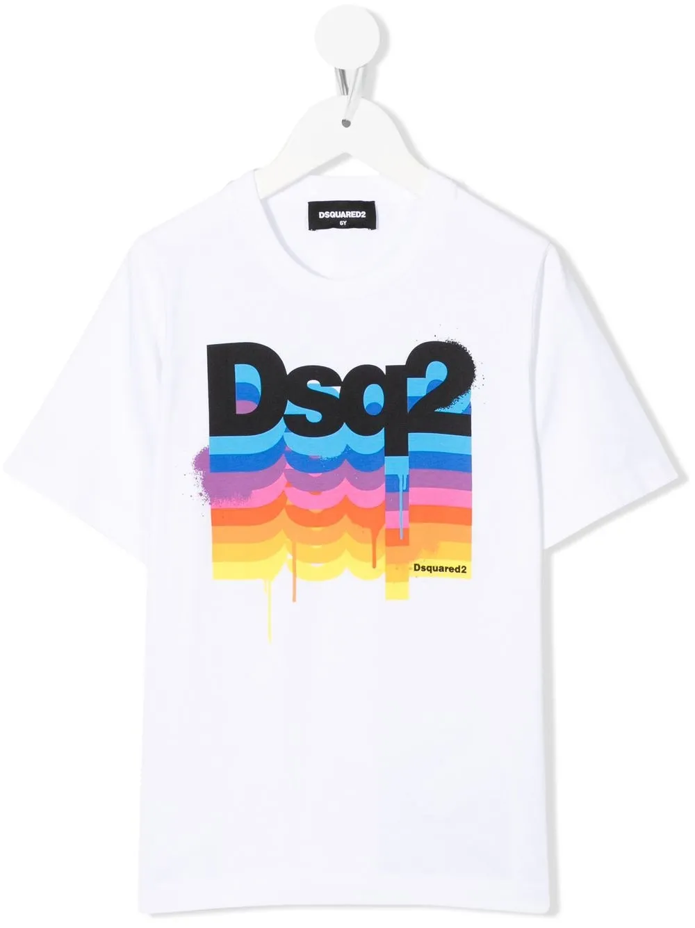 

Dsquared2 Kids logo-print detail T-shirt - White