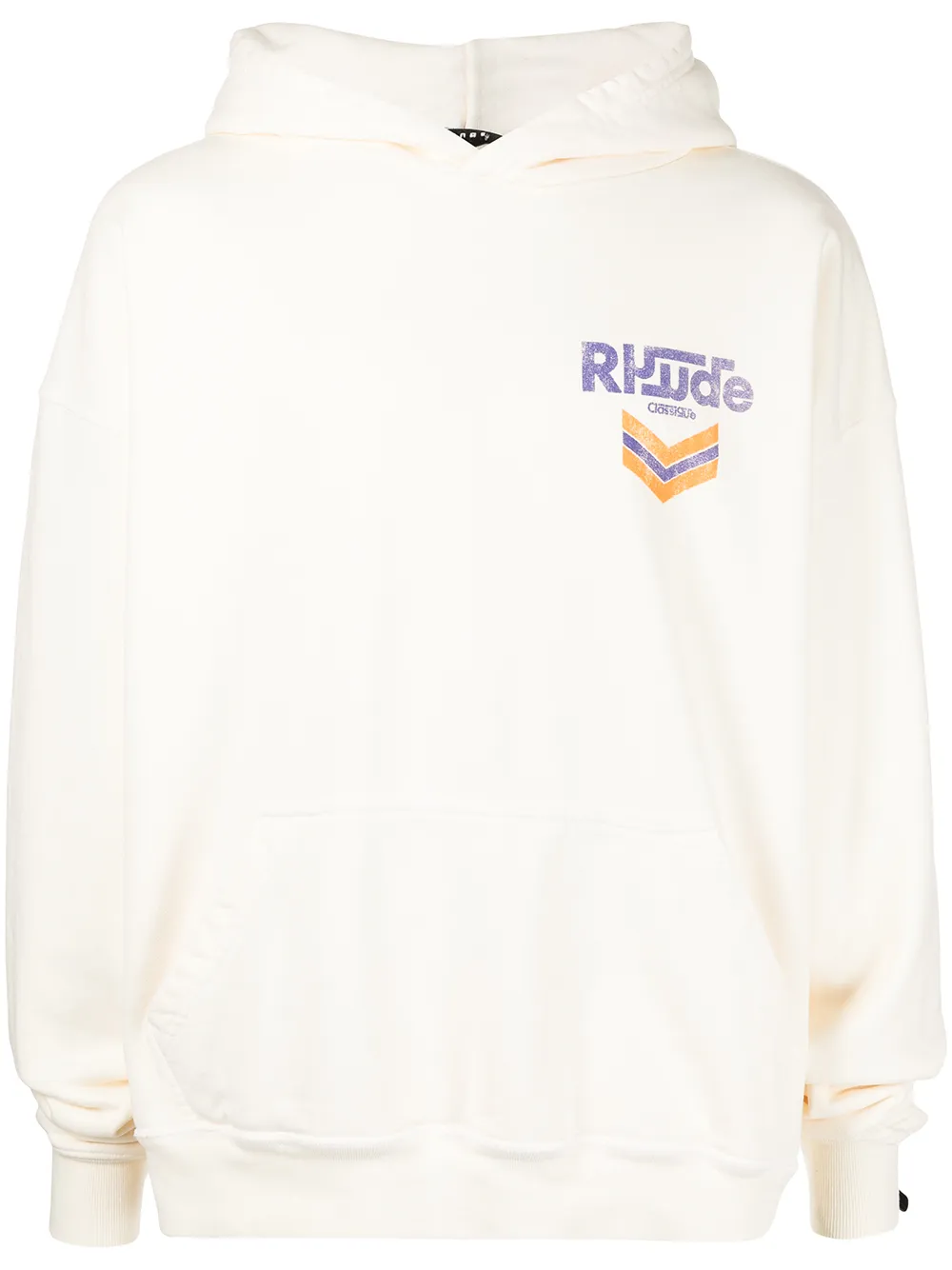 

Rhude logo-print hoodie - Neutrals