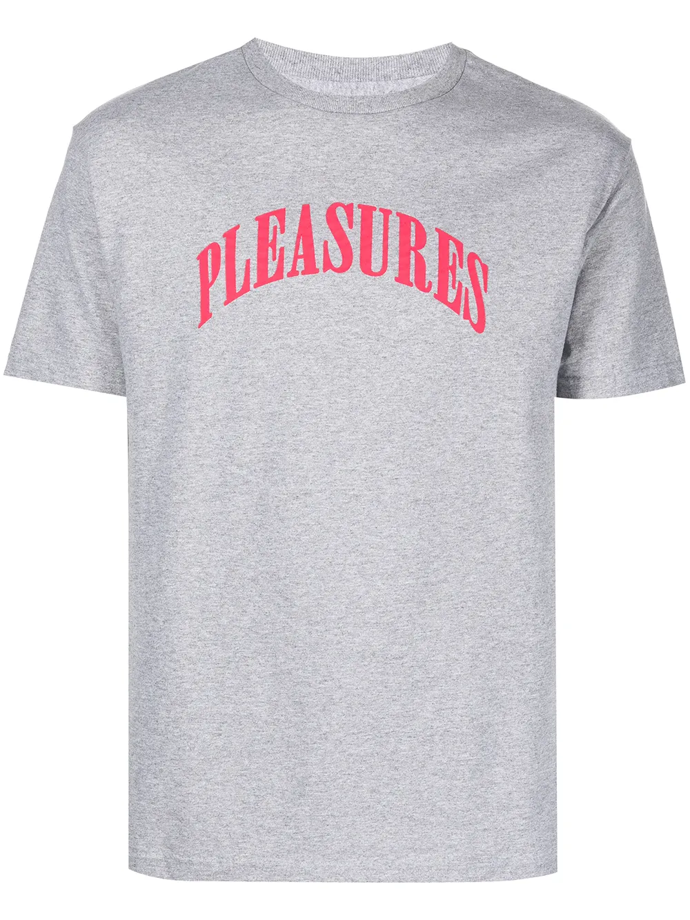 

Pleasures logo-print T-shirt - Grey