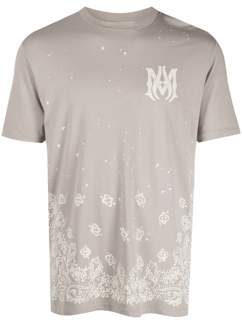 

AMIRI paisley-print T-shirt - Neutrals