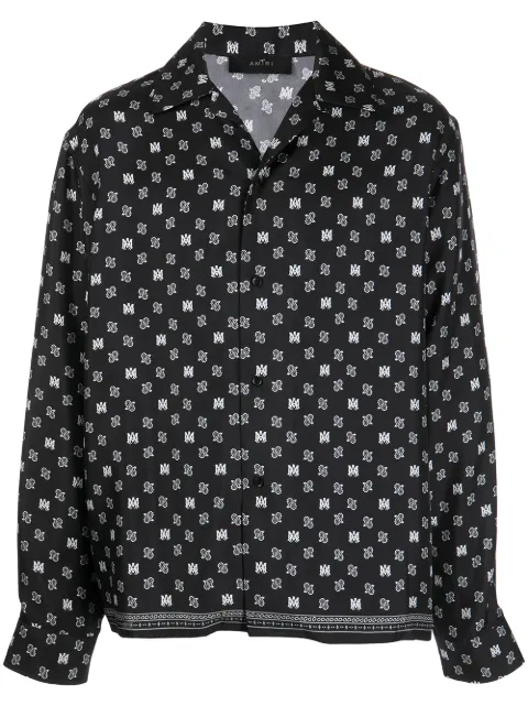 AMIRI ペイズリープリント シルクシャツ