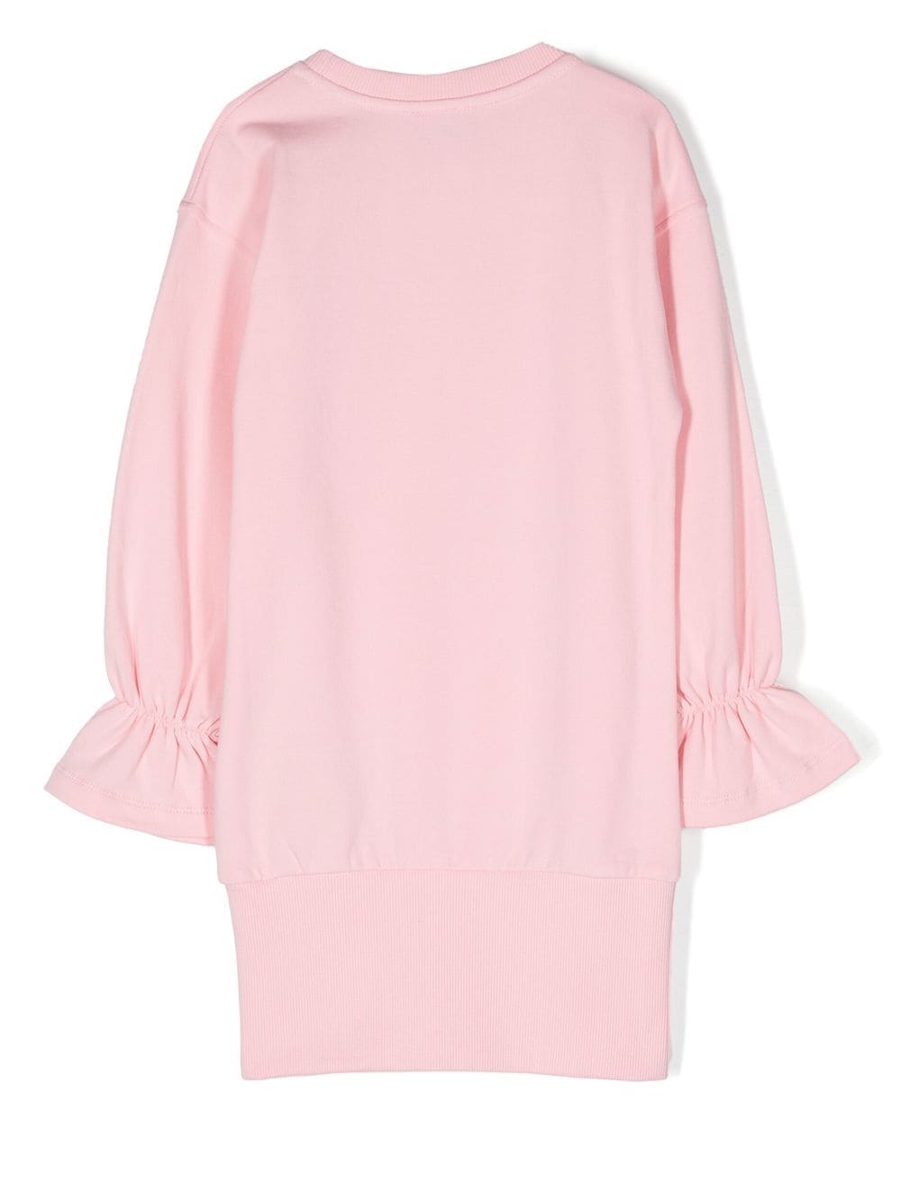 Moschino Kids Sweaterjurk met teddybeerprint - Roze