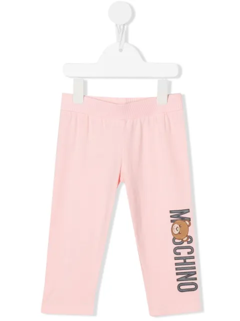 Moschino Kids logo-print leggings