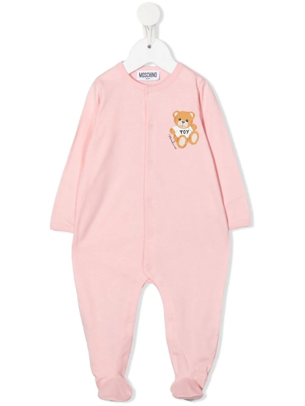 

Moschino Kids Teddy Bear motif bodysuit - Pink