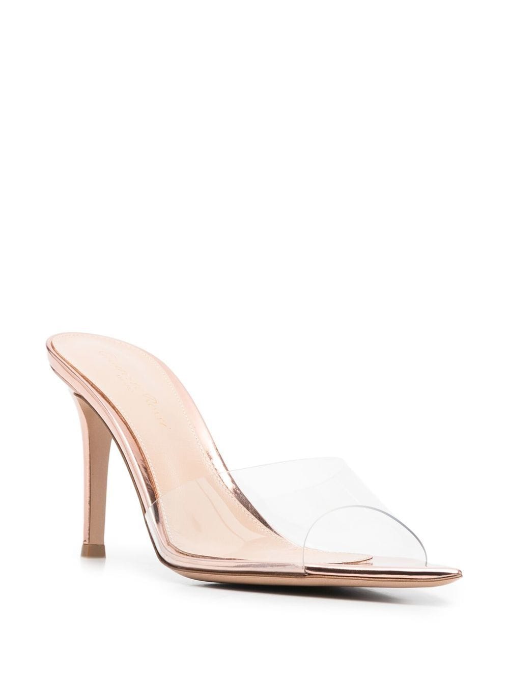 Gianvito Rossi Ellie muiltjes met doorzichtig bandje - Beige