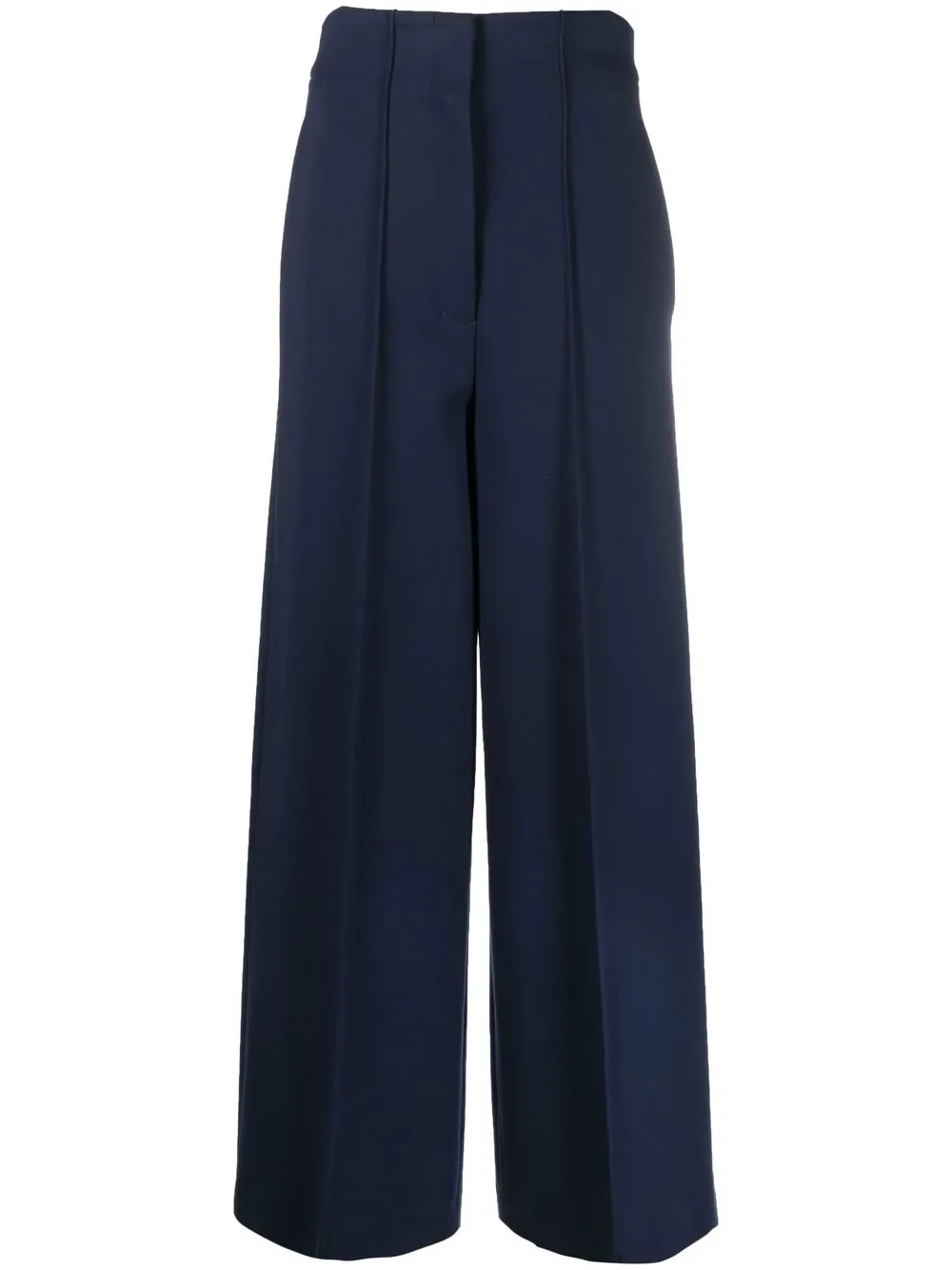 

Dorothee Schumacher pantalones anchos con tiro alto - Azul