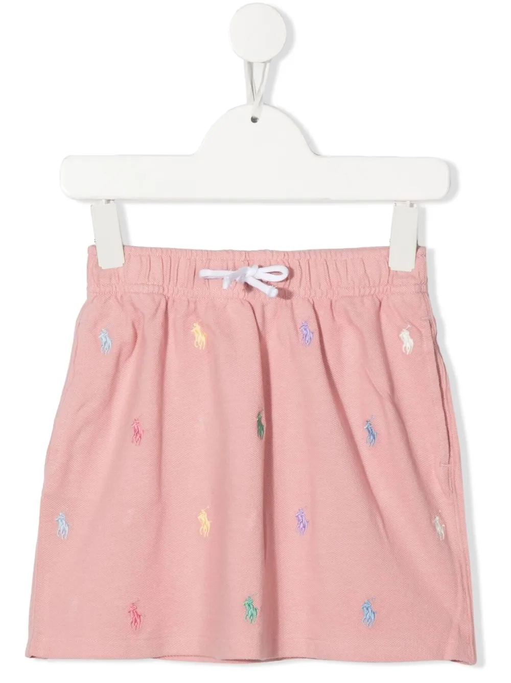 

Ralph Lauren Kids Polo Pony drawstring-waist skirt - Pink