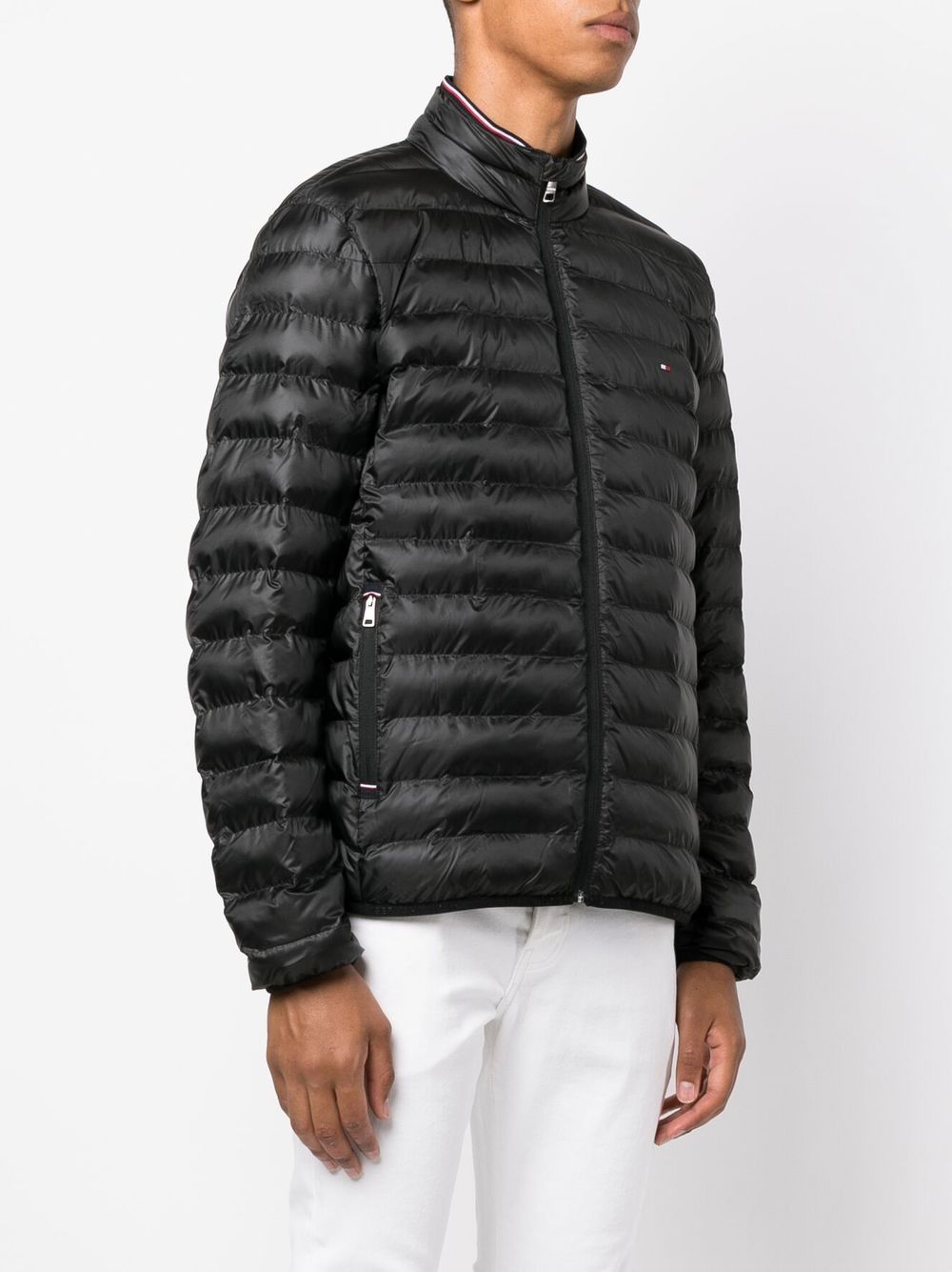 Tommy Hilfiger monogram-print zip-up Padded Jacket - Farfetch