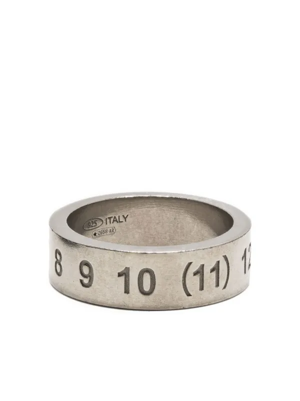 Maison Margiela Numbers Engraved Ring - Farfetch