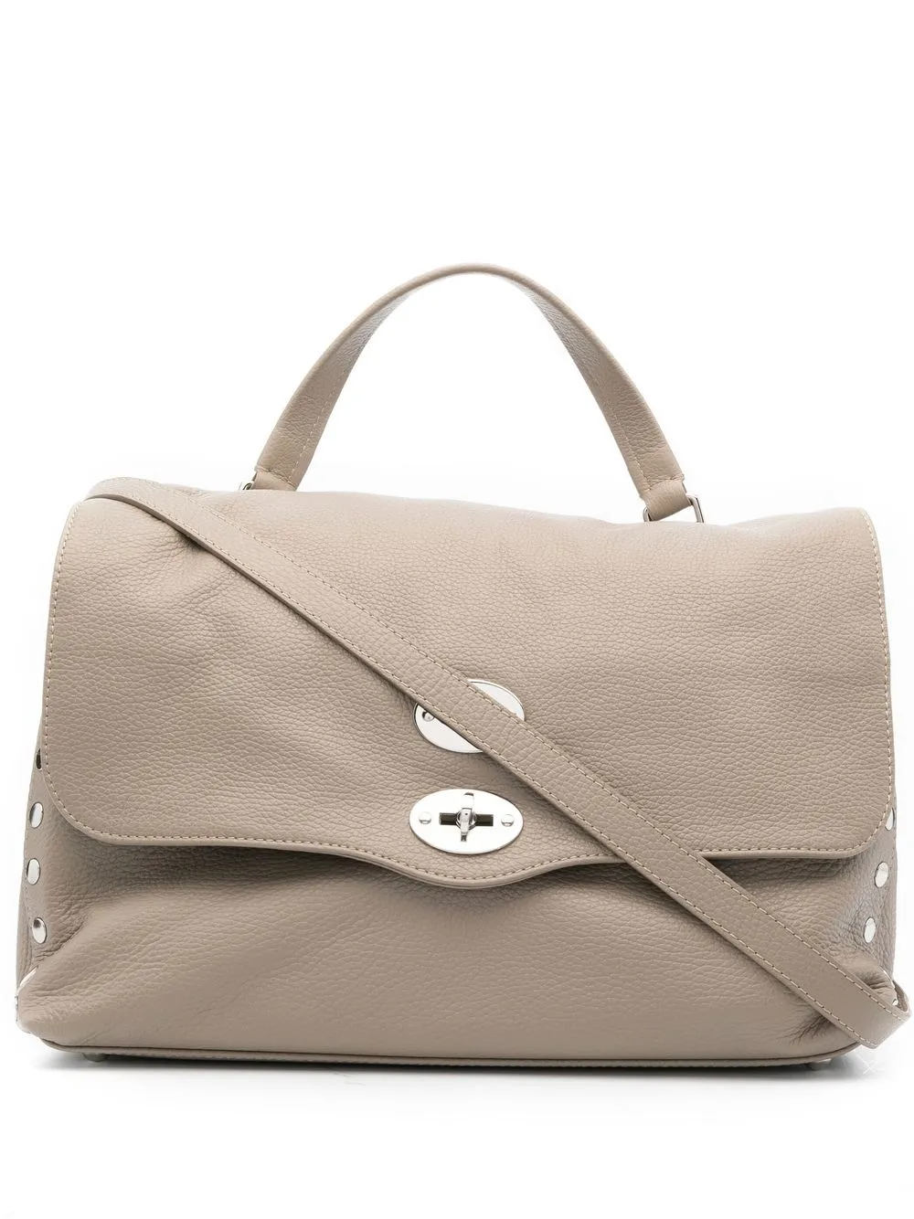 

Zanellato medium Postina® leather tote bag - Neutrals