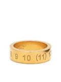 Maison Margiela Numerical engraved ring - Gold