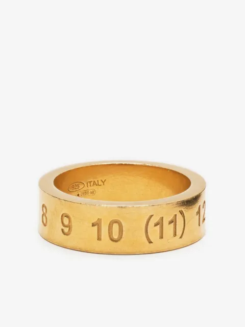 Maison Margiela  numerical engraved ring