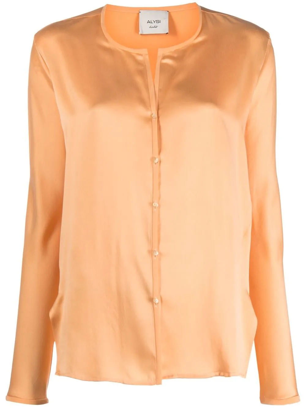 

Alysi blusa con botones - Naranja