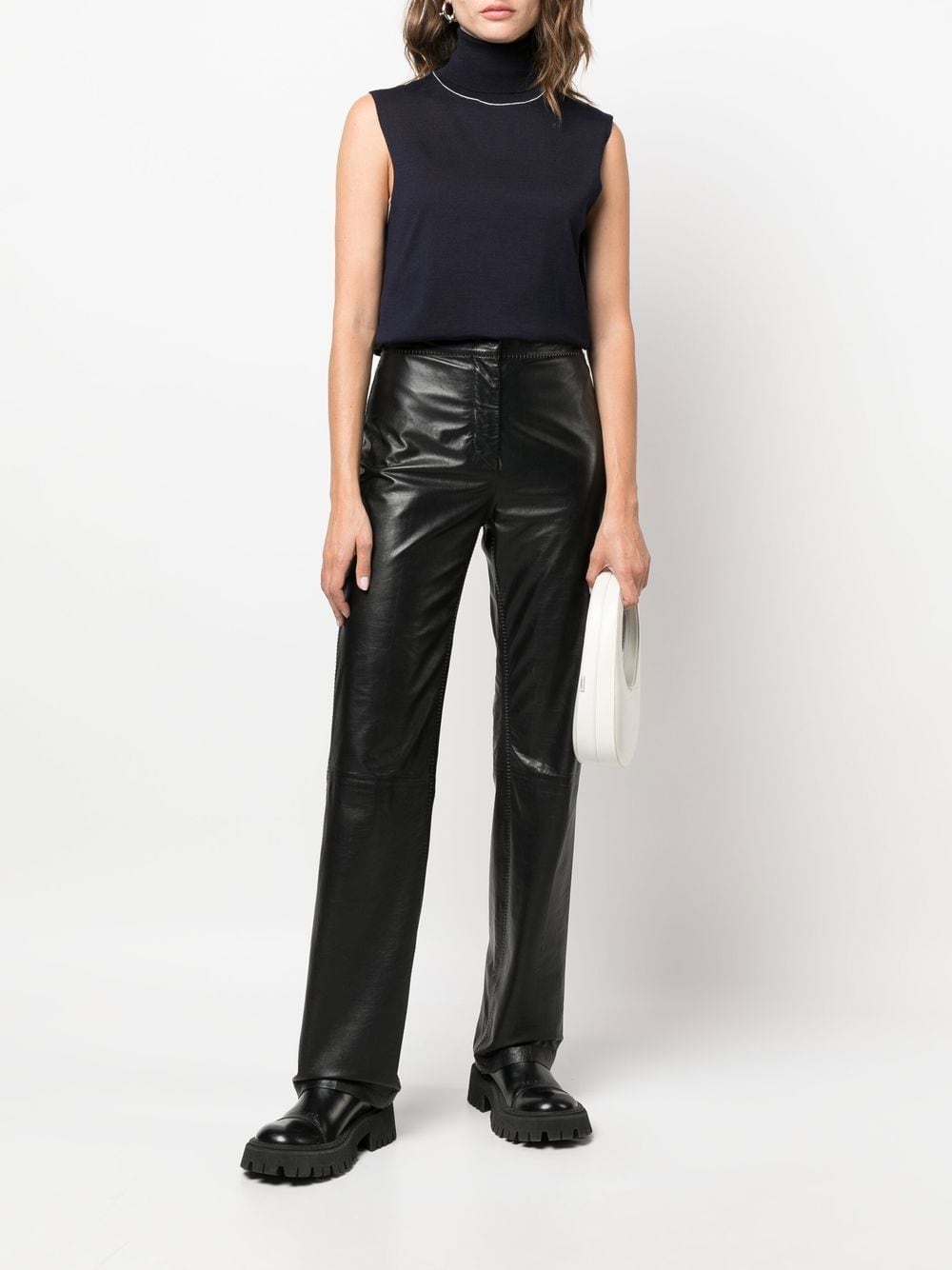 Maison Margiela Mouwloze top - Blauw