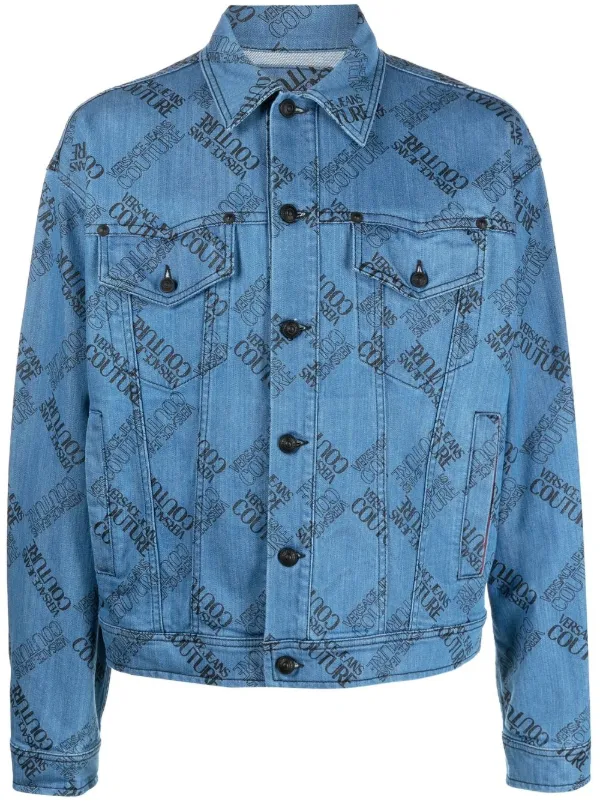 Versace Jeans Couture logo-print denim 