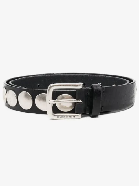Golden Goose Trinidad leather studded belt