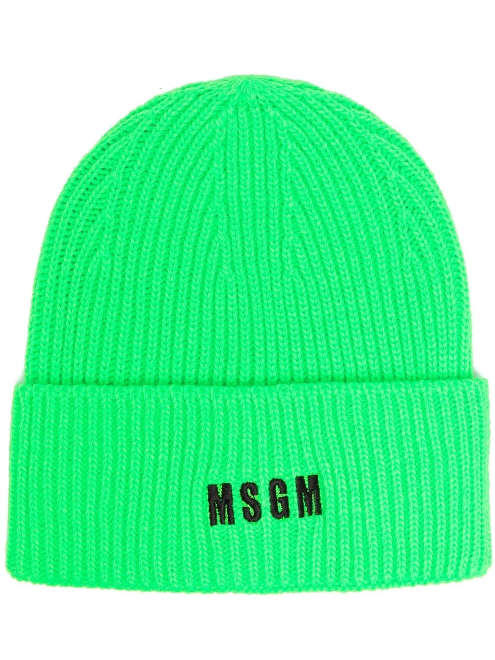 

MSGM gorro con logo bordado - Verde