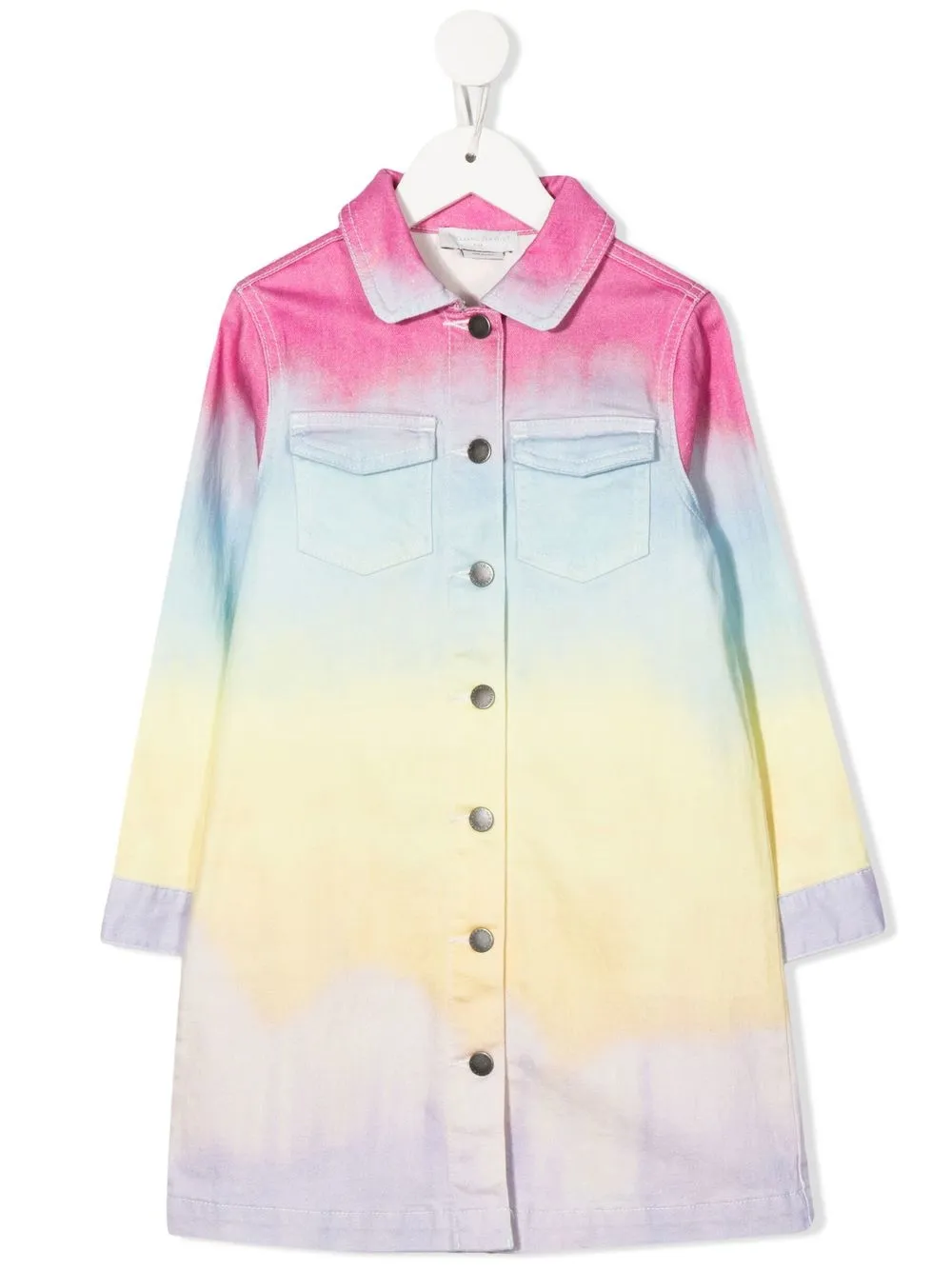 

Stella McCartney Kids tie-dye cotton dress - Yellow