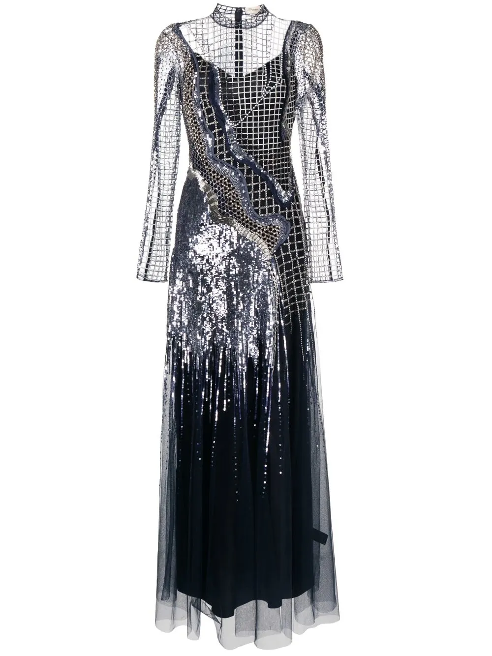 

Temperley London Villeneuve sequin-embellished dress - Blue