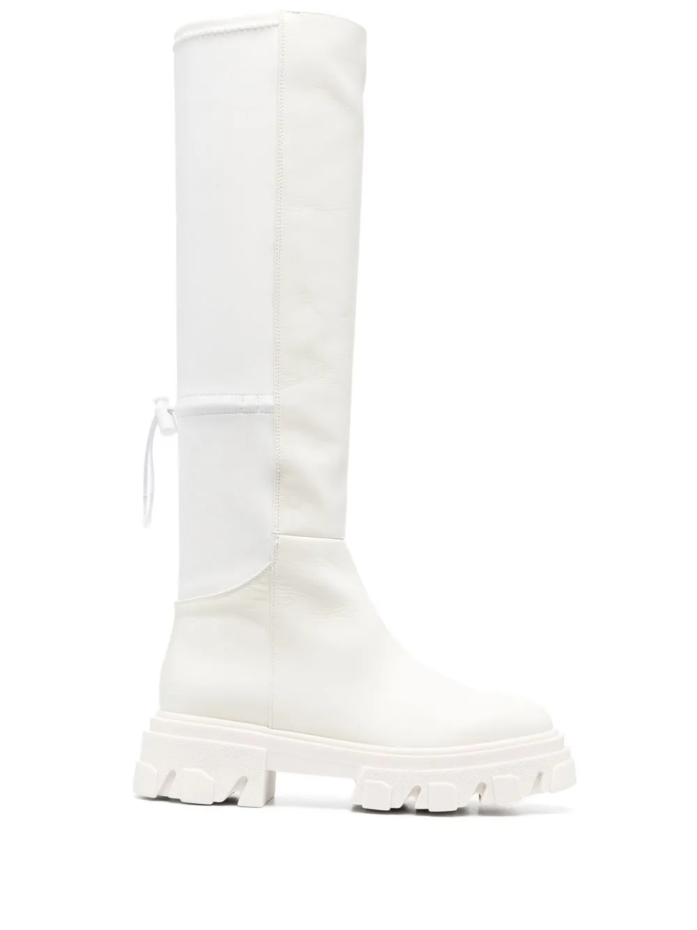 

GIABORGHINI 60mm chunky leather boots - Neutrals