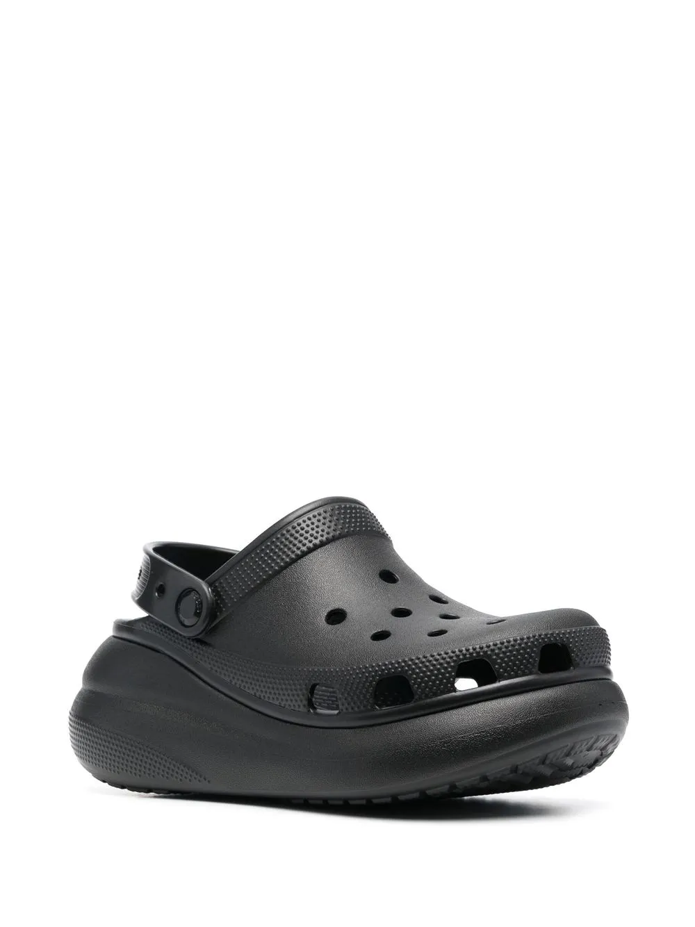 Crocs double-platform slingback slides Black
