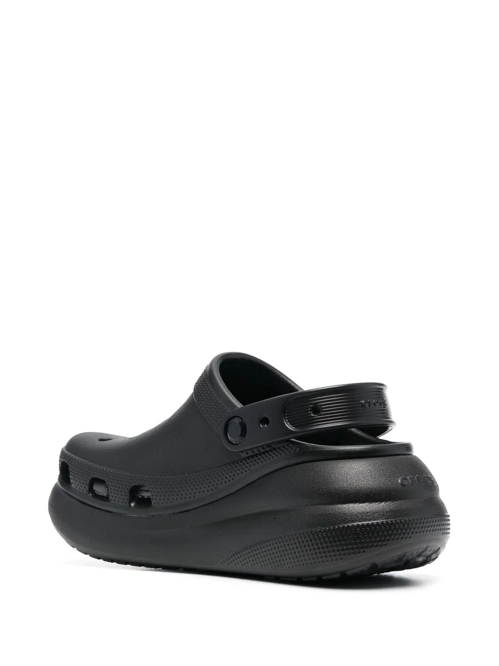 Crocs double-platform slingback slides Black