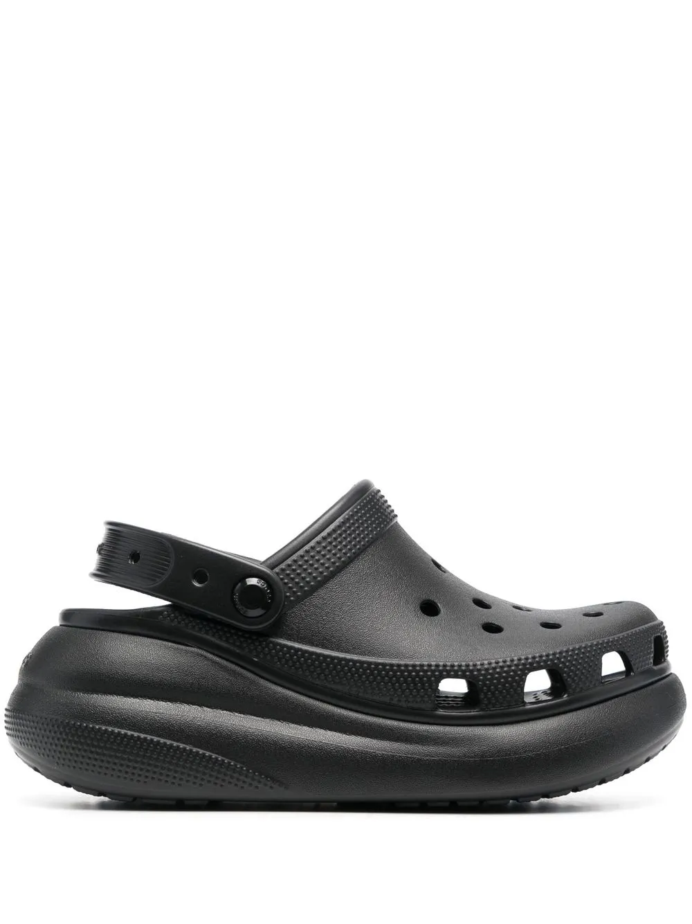 Crocs double-platform slingback slides Black