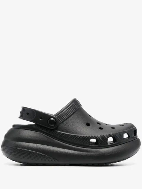 Crocs double-platform slingback slides