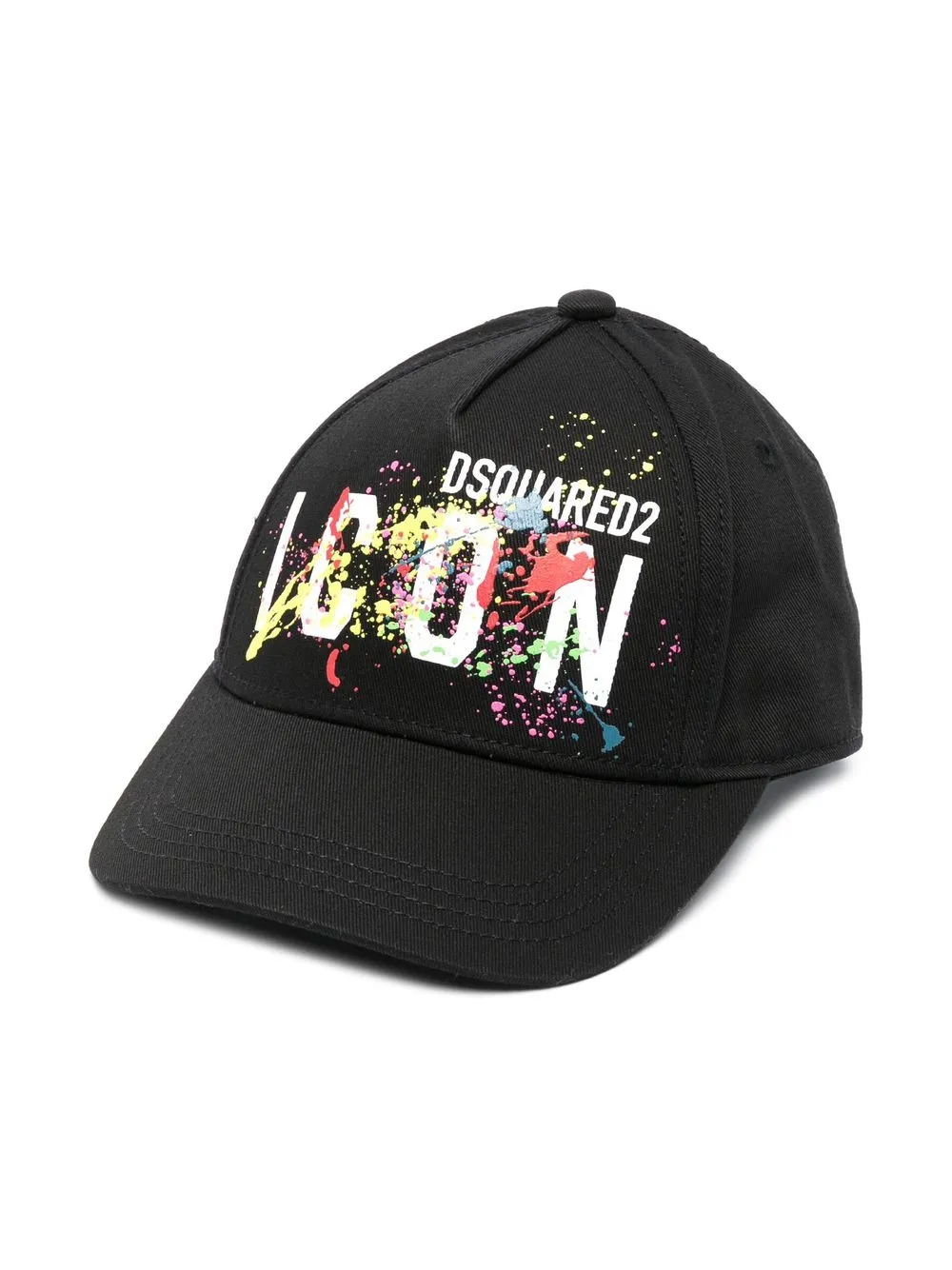 

Dsquared2 Kids gorra con logo estampado - Negro