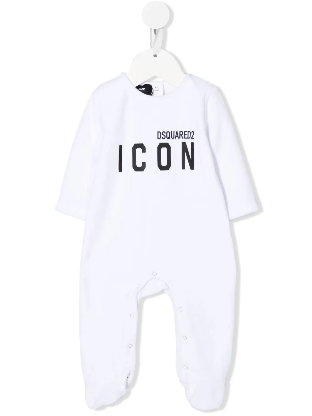 

Dsquared2 Kids logo-print long-sleeved bodysuit - White