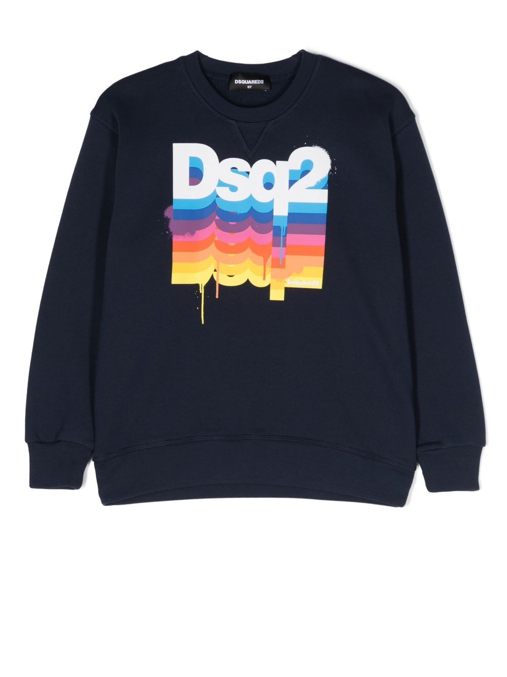 

Dsquared2 Kids sudadera con logo estampado - Azul