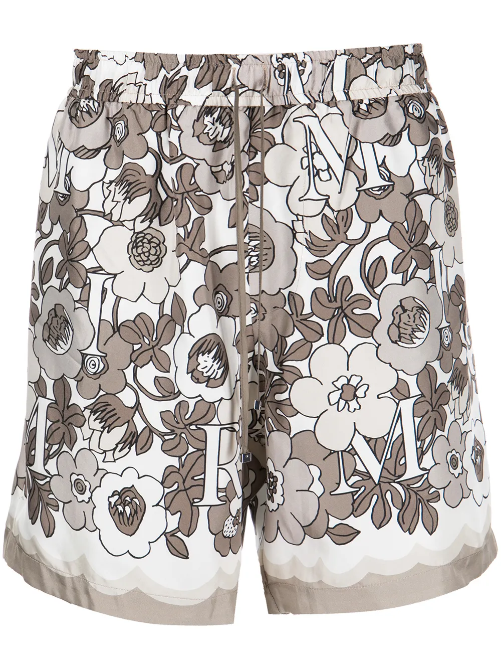 

AMIRI bermudas de seda con estampado floral - Multicolor