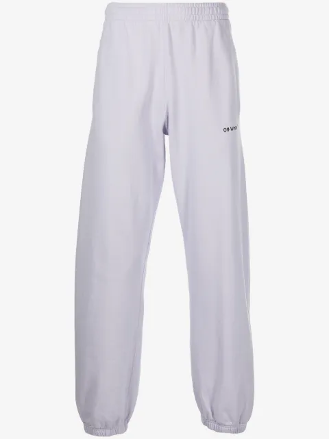 Off-White Diag Stripe-print track pants