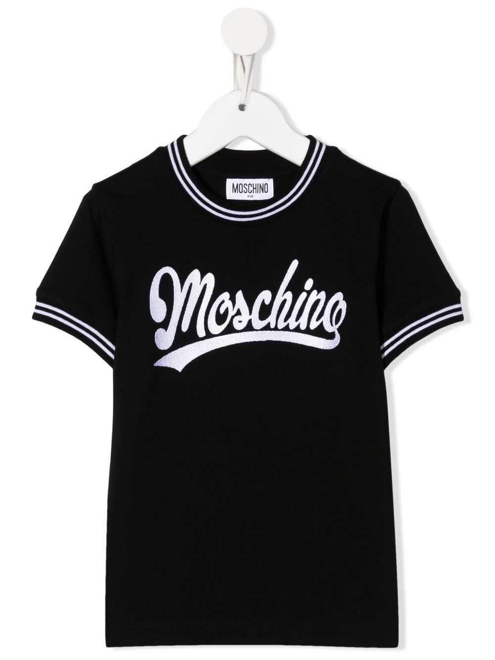 

Moschino Kids logo-print short-sleeve T-shirt - Black