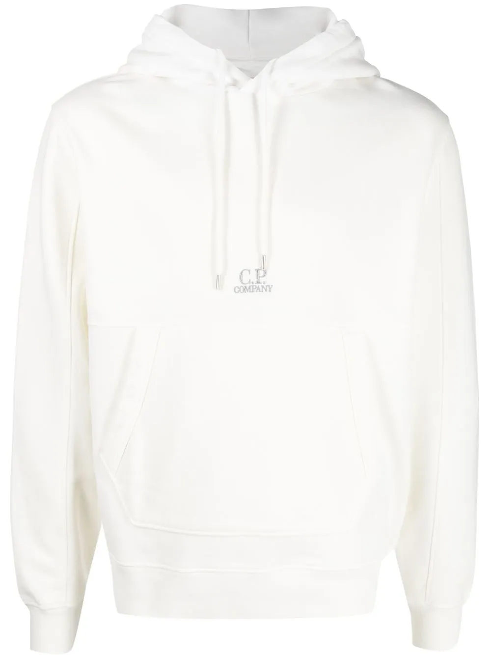 

C.P. Company hoodie con logo estampado - Blanco