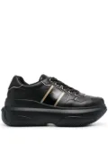 LIU JO June platform lace-up sneakers - Black