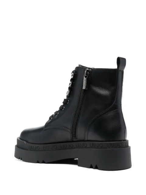 LIU JO Love 29 leather ankle boots SF2191P0102 - 2